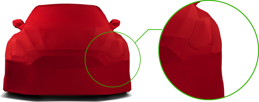 特徴的なラインを再現することで抜群のフィッティング