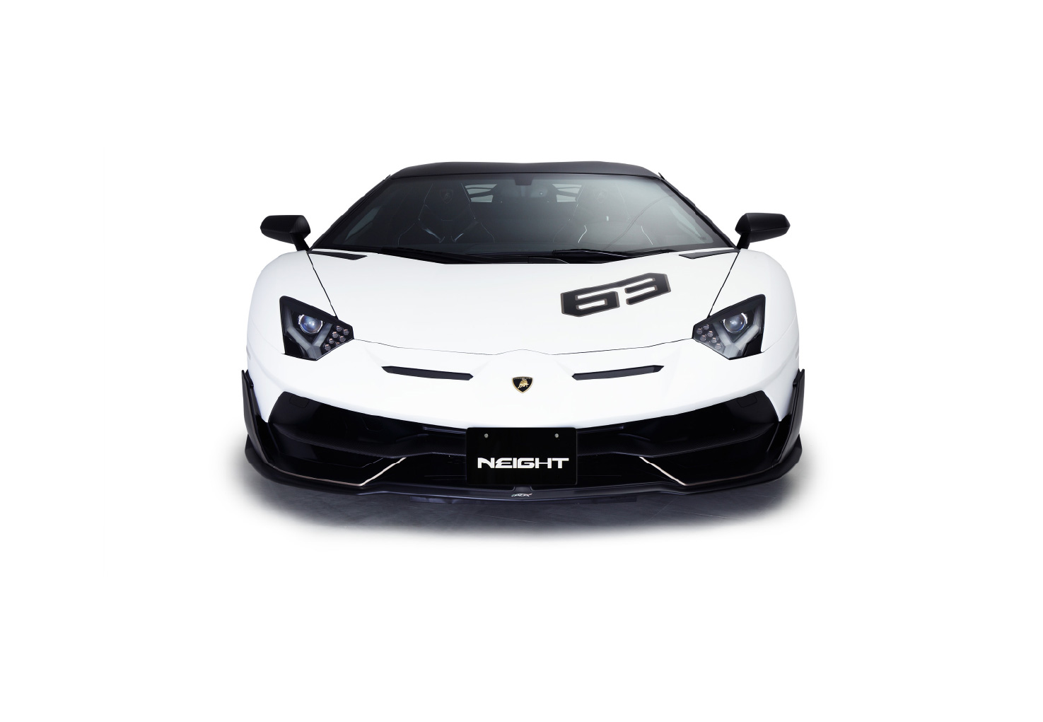 正面からのボディーカバー