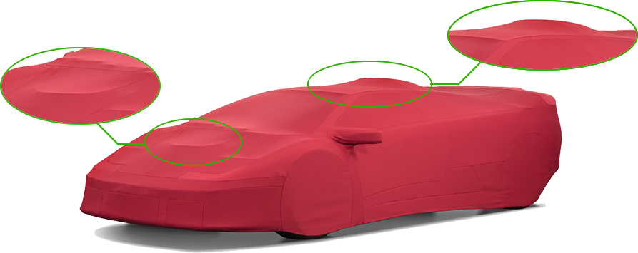 ボンネットダクトやルーフダクトも確認できる仕上がり